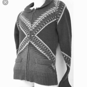 Buffalo Wool Zip Cardigan